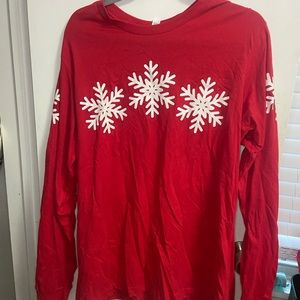 Red Snowflake Long Sleeve